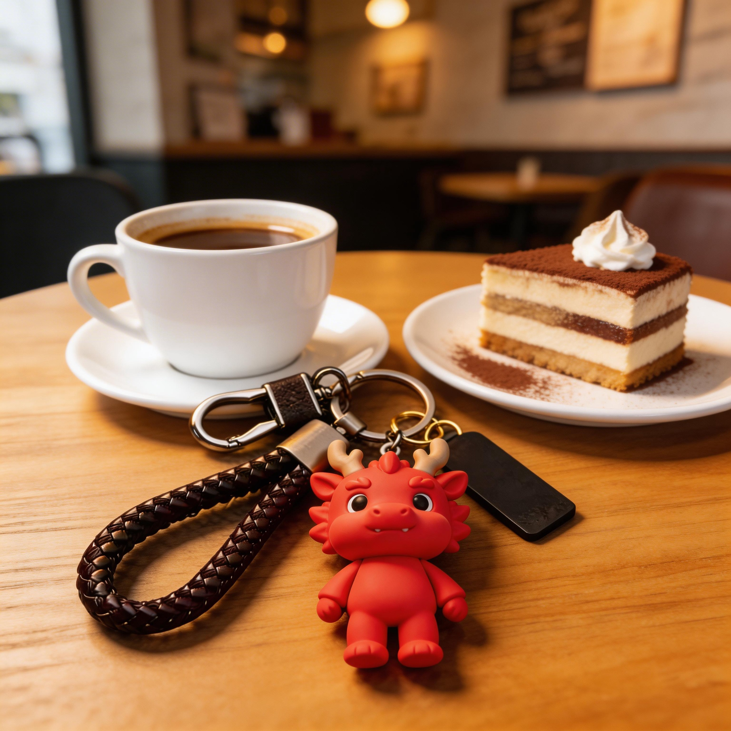 🔥🐉 “The Red Dragon Keychain” – Soft & Breathable Dragon Keychain | Food-Grade Silicone + Matte Metal Ring + Velvet Gift Box | Hang It & Instantly Warm Your Day by 3°C! ✨