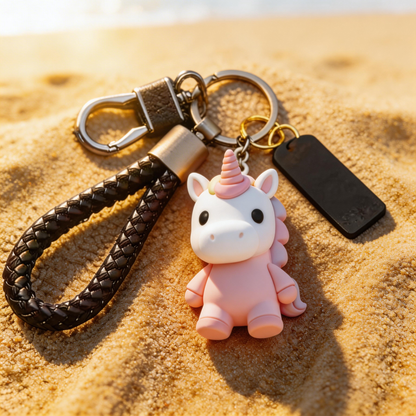 Cute Unicorn Keychain 🦄 | Multi-Functional Stylish Charm to Brighten Your Day! 💖